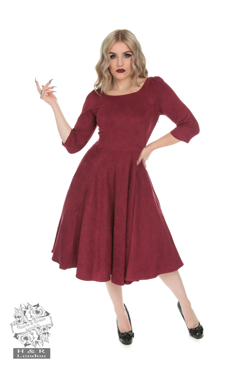 Wendy Dress in Wine